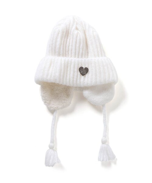 algy（アルジー）の「モヘア耳付きワッチ（ハット・キッズ・オフホワイト/ブラック・FREE）」の13枚目の写真