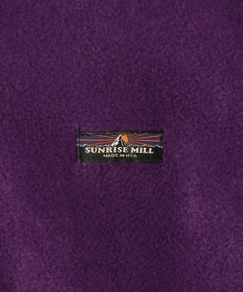 coen（コーエン）の「SUNRISEMILL（サンライズミル）別注フリースジップベスト（ベスト・メンズ・ブラック/グレー/パープル・M/L/XL）」の12枚目の写真