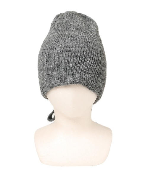 14+(イチヨンプラス)の「リボンニットビーニー(ニットキャップ/ビーニー・レディース・ブラック/グレー/ベージュ/グリーン・FREE)」の5枚目の写真