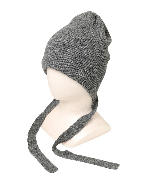 14+(イチヨンプラス)の「リボンニットビーニー(ニットキャップ/ビーニー・レディース・ブラック/グレー/ベージュ/グリーン・FREE)」の8枚目の写真