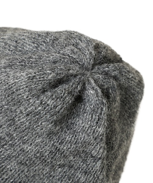 14+(イチヨンプラス)の「リボンニットビーニー(ニットキャップ/ビーニー・レディース・ブラック/グレー/ベージュ/グリーン・FREE)」の9枚目の写真