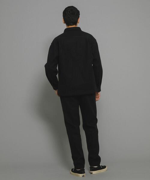 URBAN RESEARCH Sonny Label(アーバンリサーチサニーレーベル)の「ソフトメルトンCPOシャツジャケット(その他アウター・メンズ・チャコールグレー/ブラック/アイボリー・MEDIUM/LARGE)」の5枚目の写真