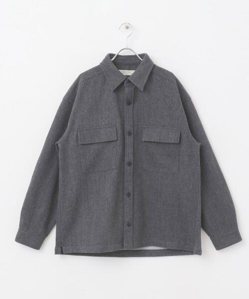 セール】ソフトメルトンCPOシャツジャケット（その他アウター