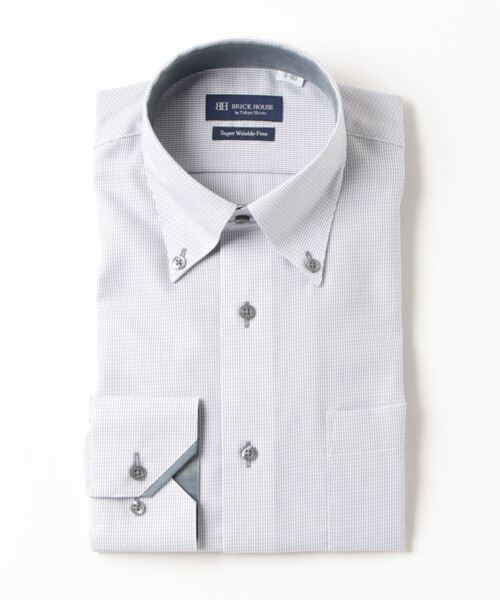 超形態安定ノーアイロン ボタンダウン 長袖ビジネスワイシャツ（ビジネスシャツ）｜TOKYO SHIRTS（トウキョウシャツ）