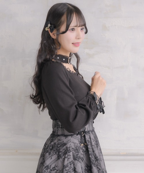 ROJITA（ロジータ）の「ハートバックルチョーカーテレコトップス（T