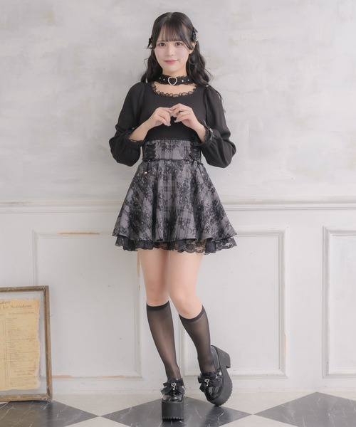 ROJITA（ロジータ）の「ハートバックルチョーカーテレコトップス（T