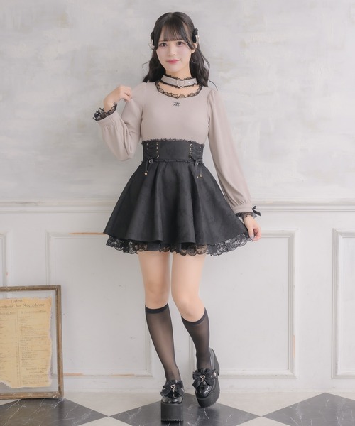 ROJITA（ロジータ）の「ハートバックルチョーカーテレコトップス（T