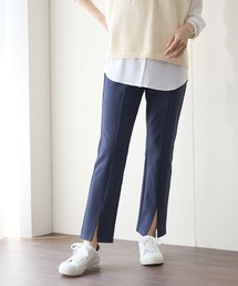 Tuche（トゥシェ）の「Tuche/トゥシェ スタイルアップ ストレートパンツ 裏起毛（その他パンツ）」