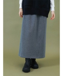 Sweat straight skirt