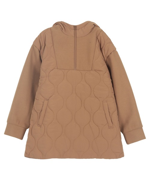 KOBE LETTUCE（コウベレタス）の「異素材切替中綿キルティングプルオーバー（その他トップス・レディース・キャメル/カーキ/ブラック・M）」の14枚目の写真