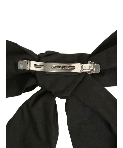 jouetie（ジュエティ）の「BIGリボンバレッタ（バレッタ/ヘアクリップ・レディース・ブラック/オフホワイト・FREE）」の11枚目の写真