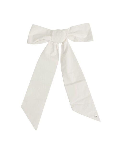 jouetie（ジュエティ）の「BIGリボンバレッタ（バレッタ/ヘアクリップ・レディース・ブラック/オフホワイト・FREE）」の13枚目の写真