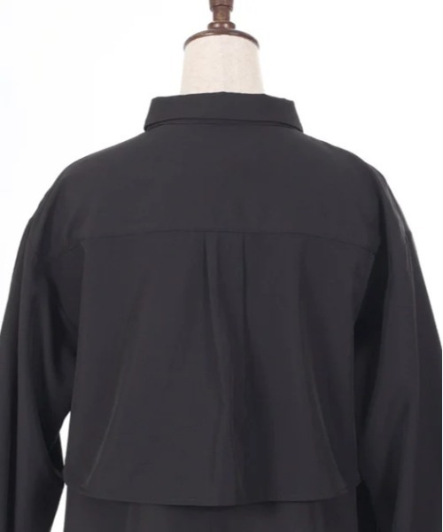 axes femme（アクシーズファム）の「チェーン付プリーツシャツ（シャツ/ブラウス・レディース・キナリ/ブルーグリーン/ブラック/グレー/ホワイト・FREE）」の16枚目の写真