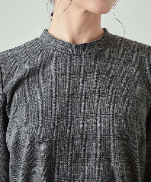 DRESKIP（ドレスキップ）の「◆【S-LL】チェック柄 ウエストタックワンピース（ワンピース・レディース・チャコールグレー/ブラック系1/ダークブラウン系1・04/03/02/01）」の19枚目の写真