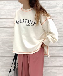 Q | 裏毛配色トレーナー(スウェット)