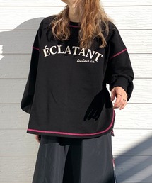 Q | 裏毛配色トレーナー(スウェット)