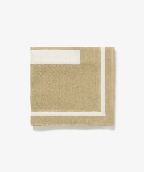 AIGLE（エーグル）の「ニットスカーフ（バンダナ/スカーフ・レディース・ベージュ/ダークネイビー/ブルー・FREE）」の5枚目の写真