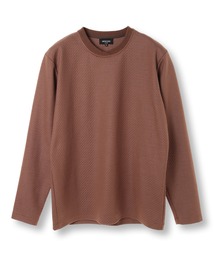 MEN'S BIGI | フクレジャガード　クルーネックリブカットソー(Tシャツ/カットソー)