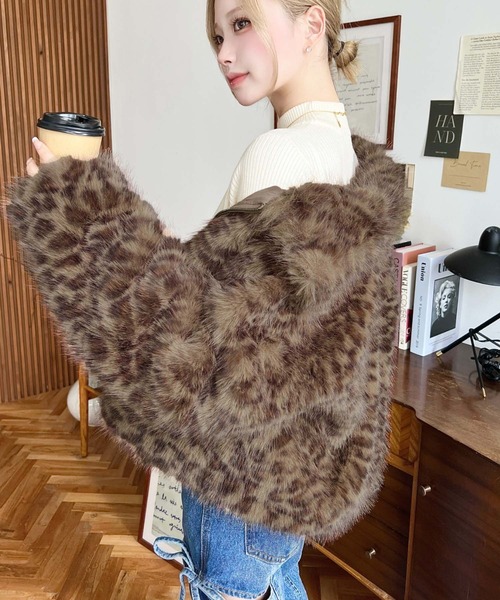 ダブルジップファーブルゾン LOULOU select（ルルセレクト）の「2WAYアレンジカラーダブル