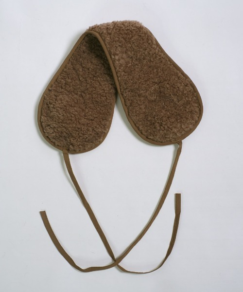 shopnikoniko（ショップニコニコ）の「耳当て ボア イヤーマフ もこもこ 紐付き 耳あて イヤマフ（イヤーマフ・レディース・ブラウン/ホワイト/ブラック・フリー）」の17枚目の写真
