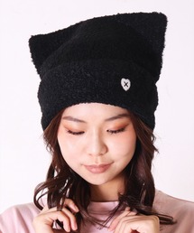 BAYBLO | (SB)モールニット 猫耳 ニット帽子(ニットキャップ/ビーニー)