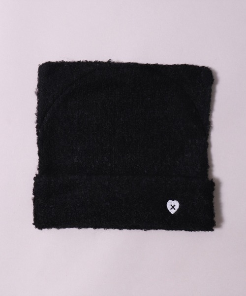 BAYBLO（ベイブロ）の「(SB)モールニット 猫耳 ニット帽子（ニットキャップ/ビーニー・レディース・ブラック/ベージュ/グレー/オフホワイト・FREE）」の16枚目の写真