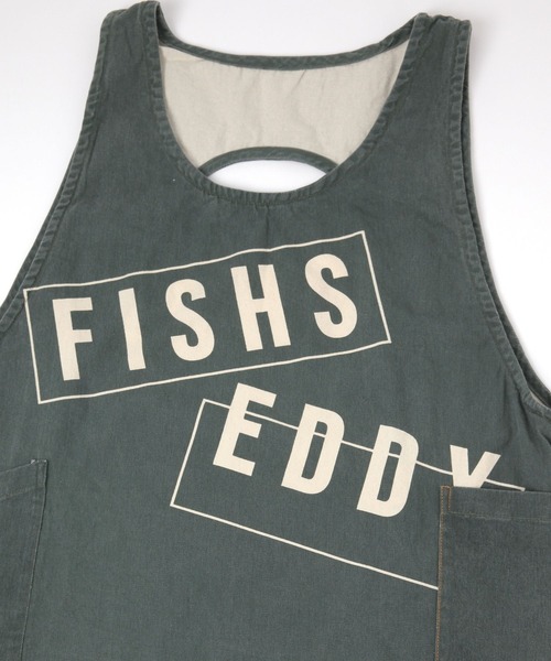 Fishs Eddy（フィッシュエディ）の「[Fishs Eddy(フィッシュエディ)]ＴＡＮＫＴＯＰエプロン（エプロン・レディース・ナチュラル/カーキ・FREE）」の10枚目の写真