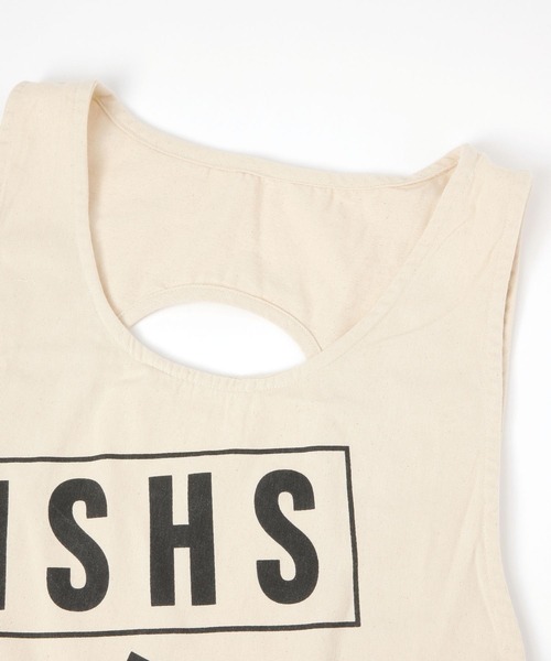 Fishs Eddy（フィッシュエディ）の「[Fishs Eddy(フィッシュエディ)]ＴＡＮＫＴＯＰエプロン（エプロン・レディース・ナチュラル/カーキ・FREE）」の4枚目の写真