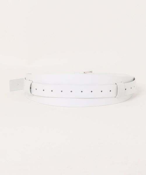 Desigual（デシグアル）の「ダブルプレーンベルト（ベルト・レディース・ホワイト・FREE）」の2枚目の写真
