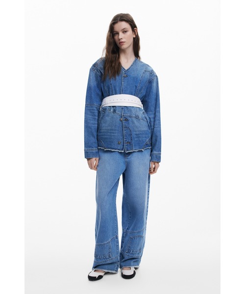 Desigual（デシグアル）の「ダブルプレーンベルト（ベルト・レディース・ホワイト・FREE）」の3枚目の写真