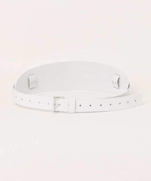 Desigual（デシグアル）の「ダブルプレーンベルト（ベルト・レディース・ホワイト・FREE）」の5枚目の写真