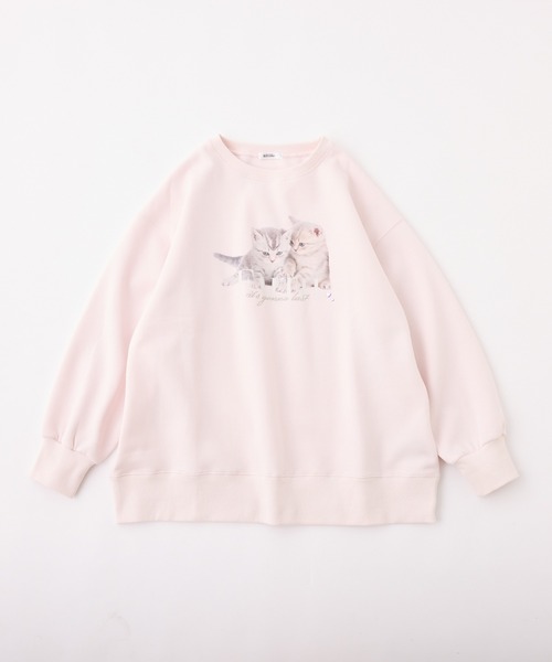 one after another NICE CLAUP（ワンアフターアナザーナイスクラップ）の「裏起毛アソートスウェット（スウェット・レディース・ネイビー/オフホワイト/チャコールグレー/ベビーピンク・FREE）」の8枚目の写真