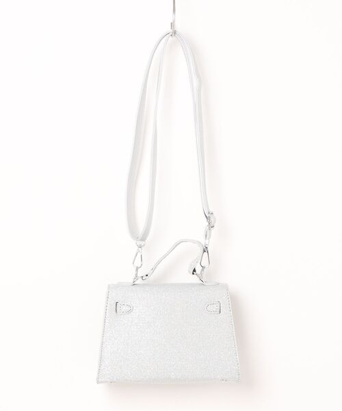 L LABEL（エルラベル）の「ラメフラップショルダーバッグ（ショルダーバッグ・レディース・ブラック/シルバー/グレー/ベージュ・FREE）」の6枚目の写真