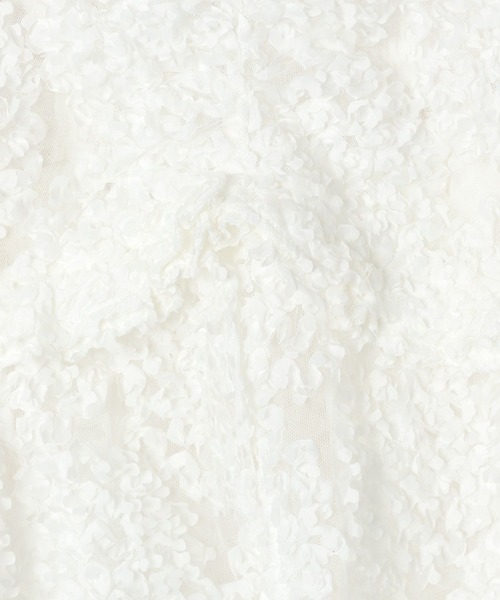 Heather(ヘザー)の「フラワーチュールキャミ 309089(キャミソール・レディース・オフホワイト/ブラック/ミント・FREE)」の12枚目の写真