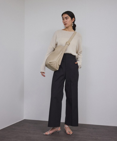 スプリットレザートートバッグ/バケットバッグ［A4対応］（ショルダー