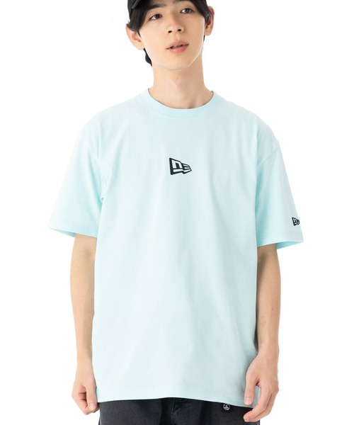 NEW ERA(ニューエラ)の「ニューエラ 半袖Tシャツ コットン フラッグロゴ(Tシャツ/カットソー・メンズ・ホワイト/ブラウン/ブラック/ベージュ/ブルー・XXL/L/M/XL/S)」の1枚目の写真
