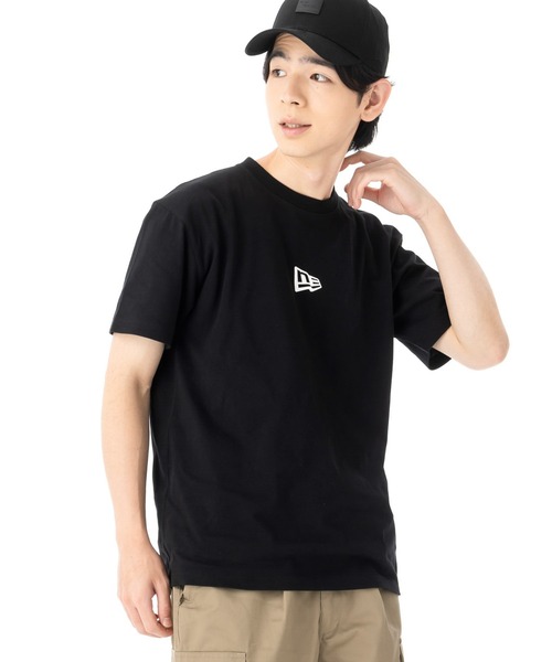 NEW ERA(ニューエラ)の「ニューエラ 半袖Tシャツ コットン フラッグロゴ(Tシャツ/カットソー・メンズ・ホワイト/ブラウン/ブラック/ベージュ/ブルー・XXL/L/M/XL/S)」の11枚目の写真
