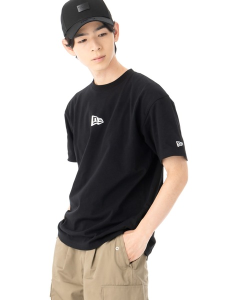 NEW ERA(ニューエラ)の「ニューエラ 半袖Tシャツ コットン フラッグロゴ(Tシャツ/カットソー・メンズ・ホワイト/ブラウン/ブラック/ベージュ/ブルー・XXL/L/M/XL/S)」の13枚目の写真