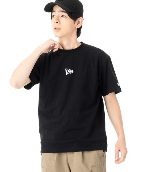 NEW ERA(ニューエラ)の「ニューエラ 半袖Tシャツ コットン フラッグロゴ(Tシャツ/カットソー・メンズ・ホワイト/ブラウン/ブラック/ベージュ/ブルー・XXL/L/M/XL/S)」の10枚目の写真