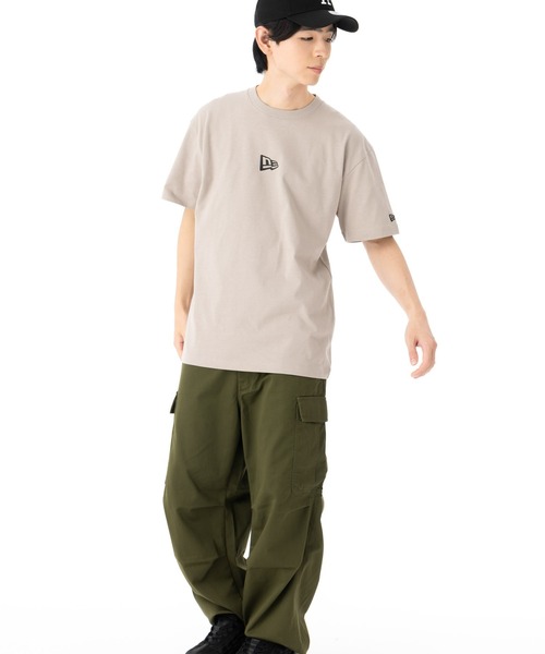 NEW ERA(ニューエラ)の「ニューエラ 半袖Tシャツ コットン フラッグロゴ(Tシャツ/カットソー・メンズ・ホワイト/ブラウン/ブラック/ベージュ/ブルー・XXL/L/M/XL/S)」の19枚目の写真