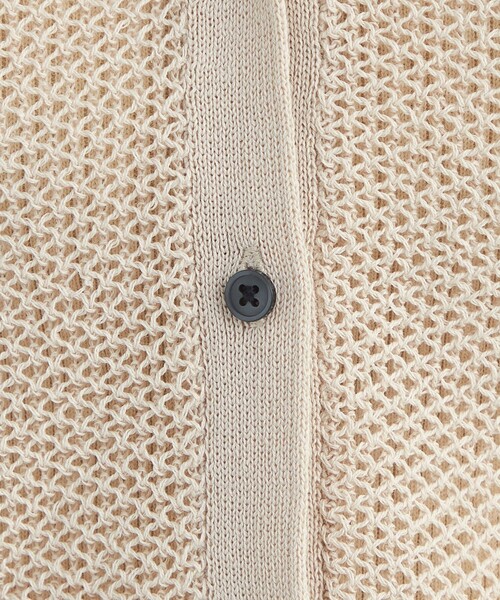 green label ニット カーディガン ―ウォッシャブル― ベージュ UNITED ARROWS green label relaxing シャーリー キナガシ
