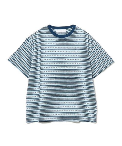 Diaspora Skateboards（ディアスポラスケートボーズ）の「Diaspora skateboards / Diamante Stripe Top（Tシャツ/カットソー・メンズ・ブルー・M/L/XL）」の2枚目の写真