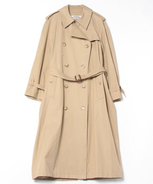 【KIMHEKIM】PEARL EMBELLISHED TRENCH COAT(その他アウター)|Scrap Book(スクラップブック)