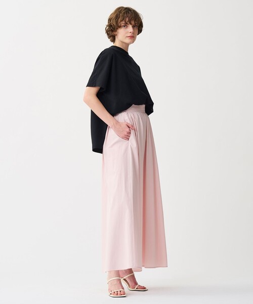 uncrave（アンクレイヴ）の「プレーンストレッチ ビッグTシャツ（Tシャツ/カットソー・レディース・ホワイト系/ベージュ系/ブラック系・F）」の10枚目の写真