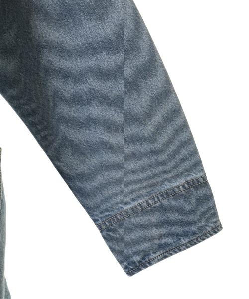 AMERICAN HOLIC（アメリカンホリック）の「デニムカバーオール（デニムジャケット・レディース・ライトインディゴブルー/インディゴブルー・L/M）」の13枚目の写真