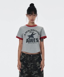 A'GEM/9 × .kom 『AMESWORLDWIDE/アメスワールドワイド』 VINTAGE STAR TEE/ヴィンテージスターTEE