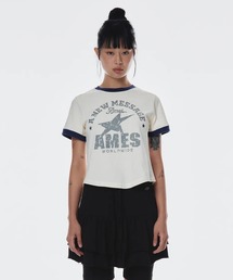 AMESWORLDWIDE | A'GEM/9 × .kom 『AMESWORLDWIDE/アメスワールドワイド』 VINTAGE STAR TEE/ヴィンテージスターTEE(Tシャツ/カットソー)