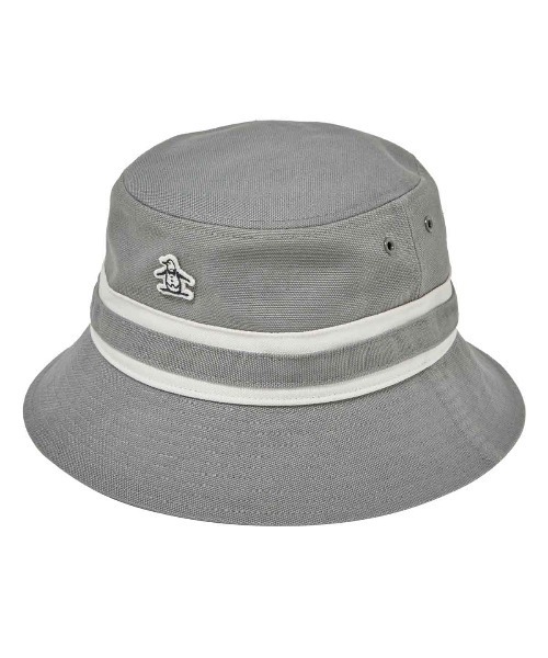 MUNSINGWEAR(マンシングウェア)の「【le coq sportif GOLF】コットンオックス バケットハットゴルフキャップ(ハット・メンズ・ホワイト/ベージュ/ネイビー/ネイビー×ホワイト/グレー・M/L)」の3枚目の写真