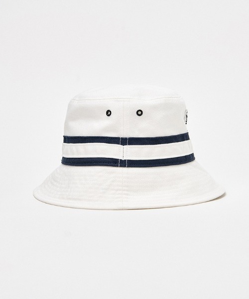 MUNSINGWEAR(マンシングウェア)の「【le coq sportif GOLF】コットンオックス バケットハットゴルフキャップ(ハット・メンズ・ホワイト/ベージュ/ネイビー/ネイビー×ホワイト/グレー・M/L)」の12枚目の写真