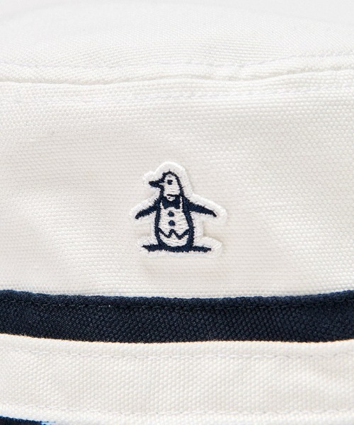 MUNSINGWEAR(マンシングウェア)の「【le coq sportif GOLF】コットンオックス バケットハットゴルフキャップ(ハット・メンズ・ホワイト/ベージュ/ネイビー/ネイビー×ホワイト/グレー・M/L)」の15枚目の写真